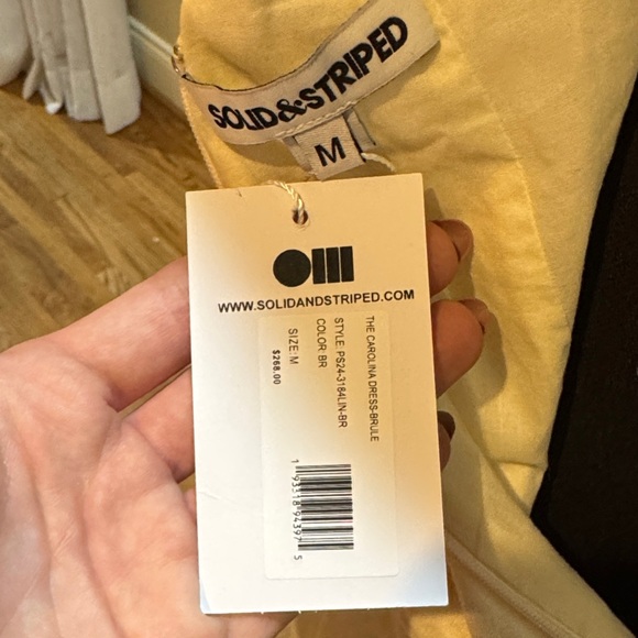 SOLID & STRIPED White Linen Mini Dress - Picture 2 of 3